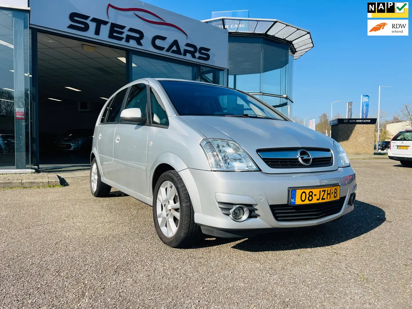 Opel Meriva 1.6-16V Cosmo, Airco, Parkeersensor, Treekhak, APK Grau - 1