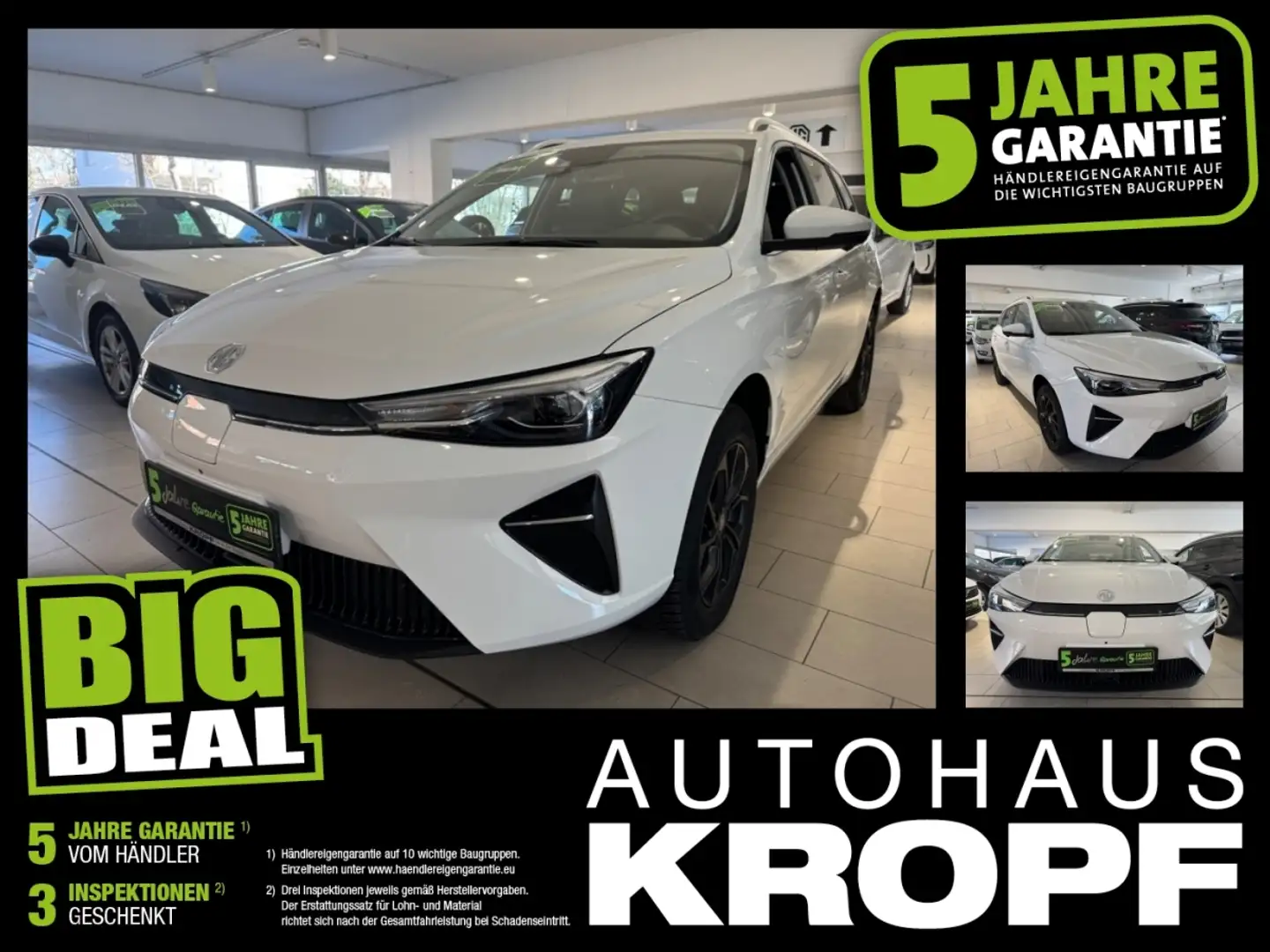 MG MG5 Elektromotor Maximale Comfort Automatik / Navi Alb - 1