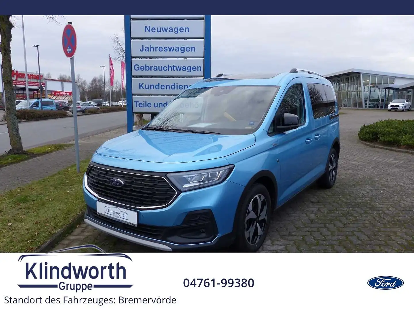 Ford Tourneo Connect 2.0 EcoBlue ACTIVE AHK,Pano Blau - 1