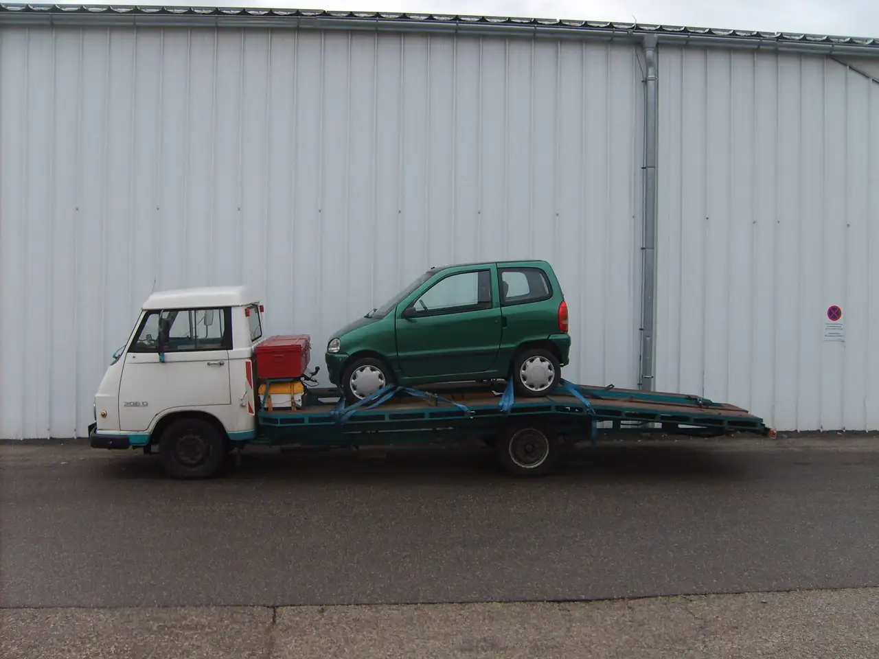 Mercedes-Benz L 306 D Autotransporter Oldtimer, foto 9
