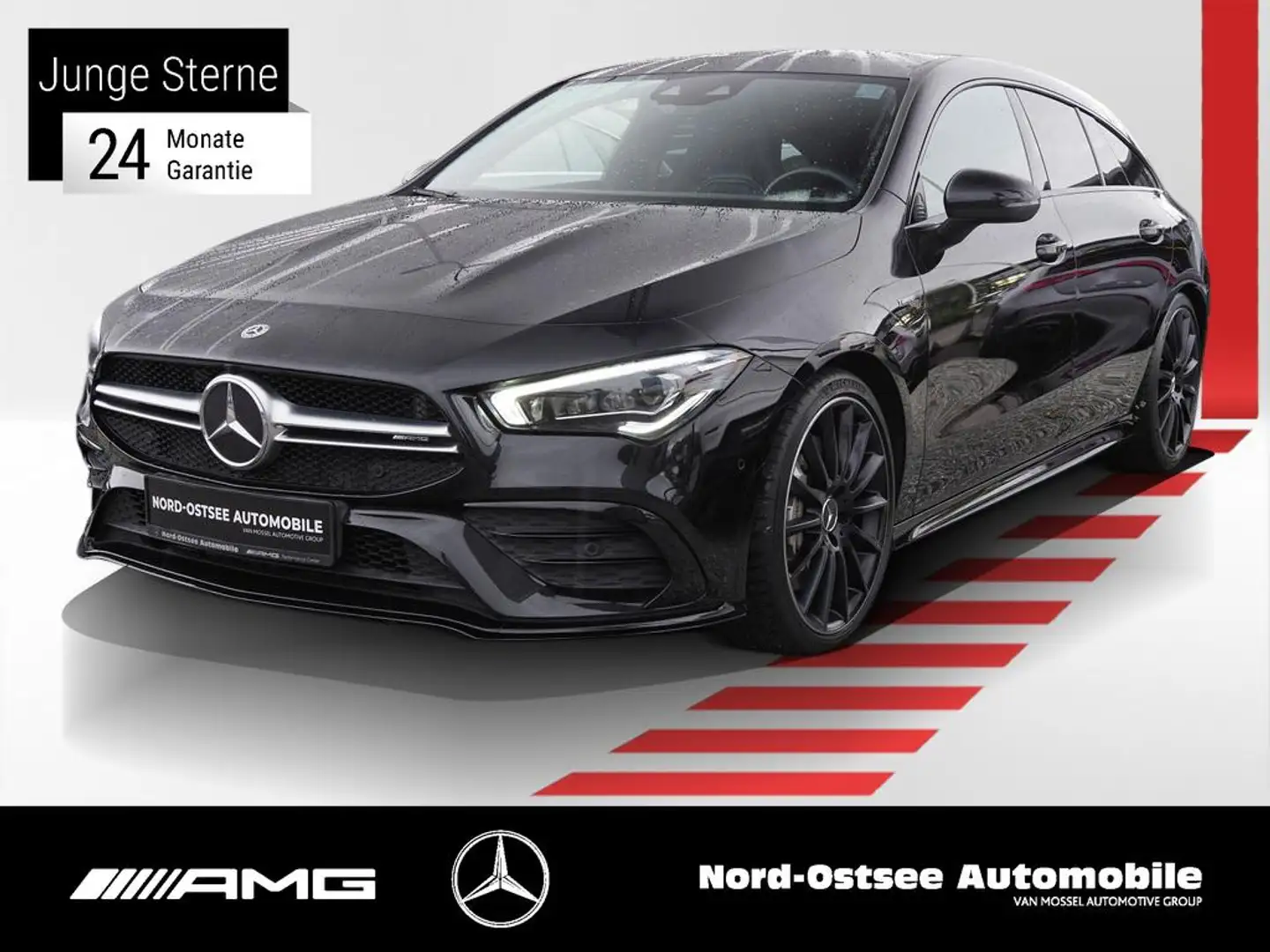 Mercedes-Benz CLA 35 AMG 4M SB NIGHT KAMERA MULTIBEAM PDC Noir - 1