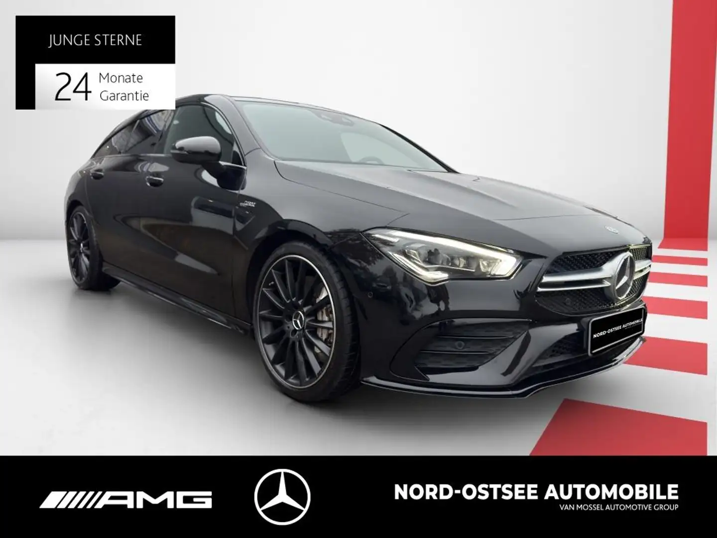 Mercedes-Benz CLA 35 AMG 4M SB  NIGHT KAMERA MULTIBEAM PDC Schwarz - 2