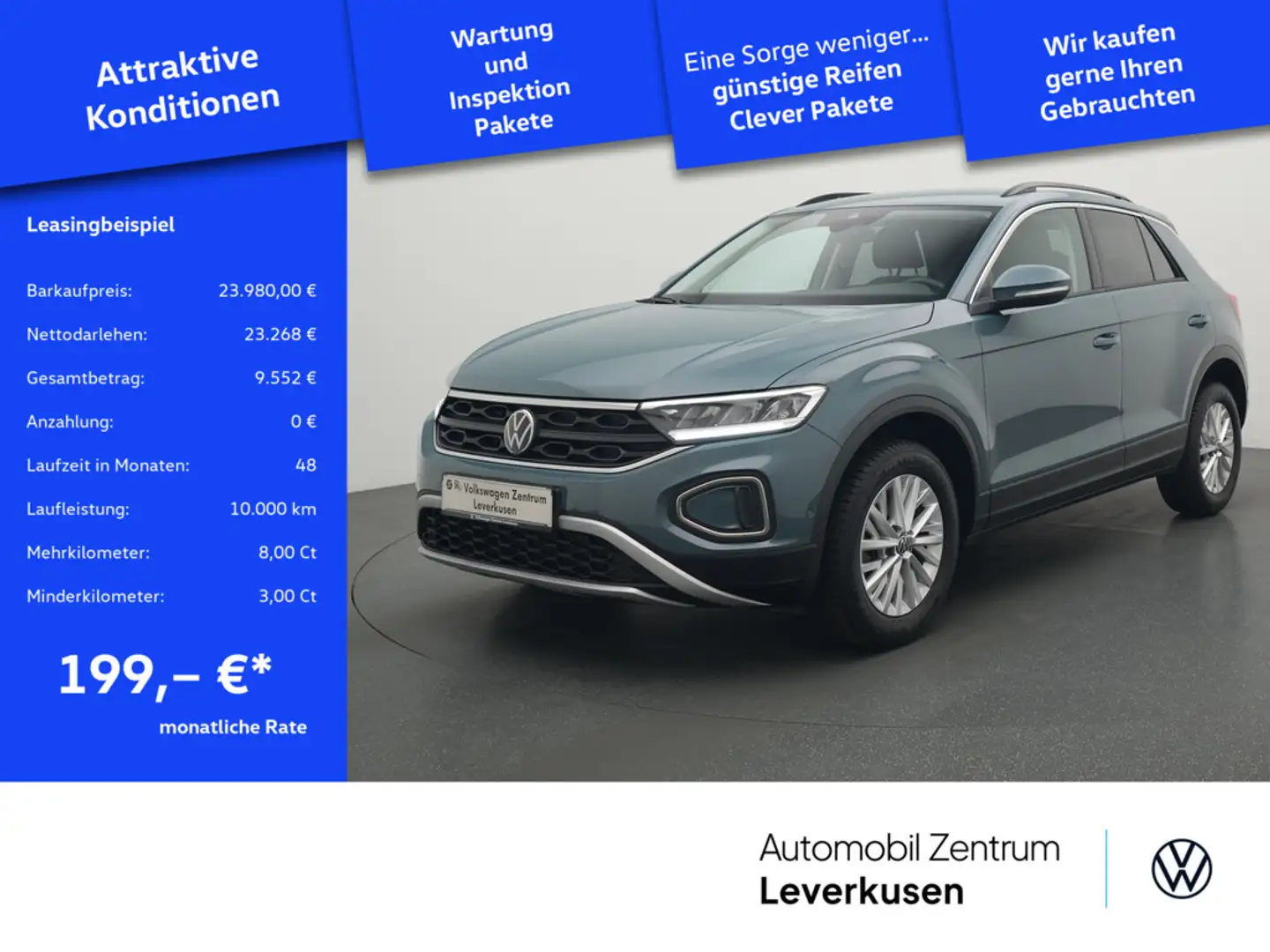 Volkswagen T-Roc Life NAVI SHZ AHK PDC LED Blauw - 1