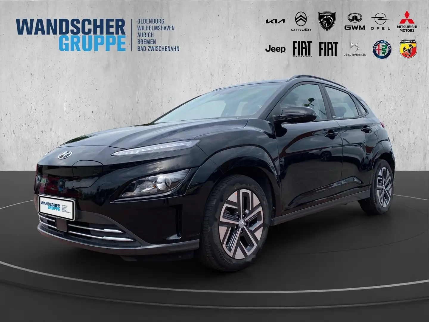 Hyundai KONA Select Elektro Kam.+KeyLess+Navi+SHZ+ACC Schwarz - 1