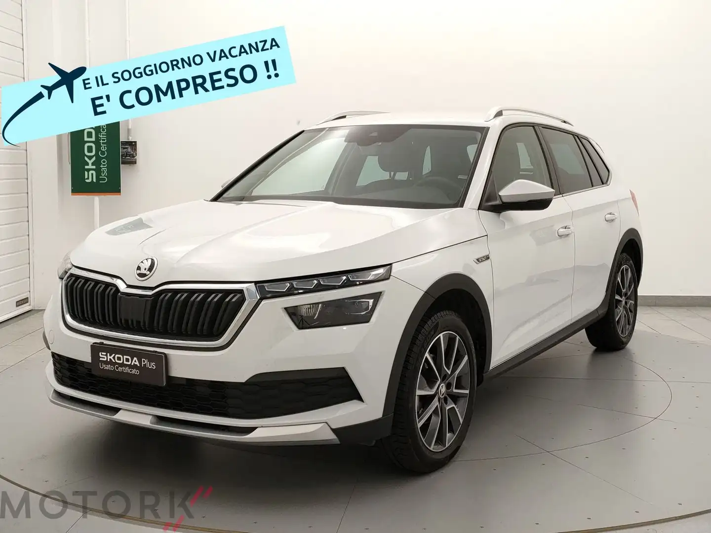 Skoda Kamiq Kamiq 1.0 TSI 110 CV ScoutLine Blanc - 1