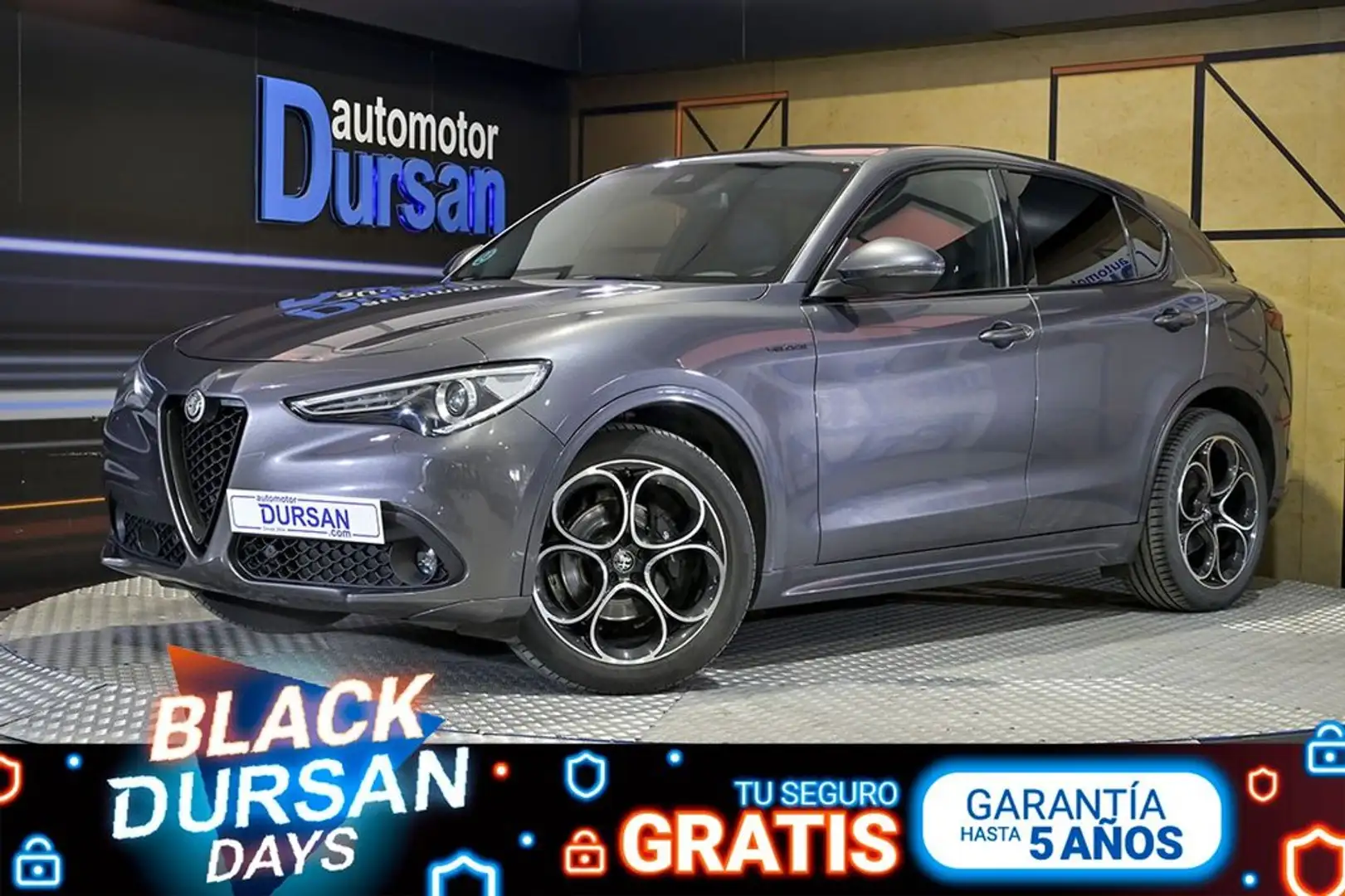 Alfa Romeo Stelvio 2.2 Diesel 154kW 210CV Veloce Q4 Gris - 1