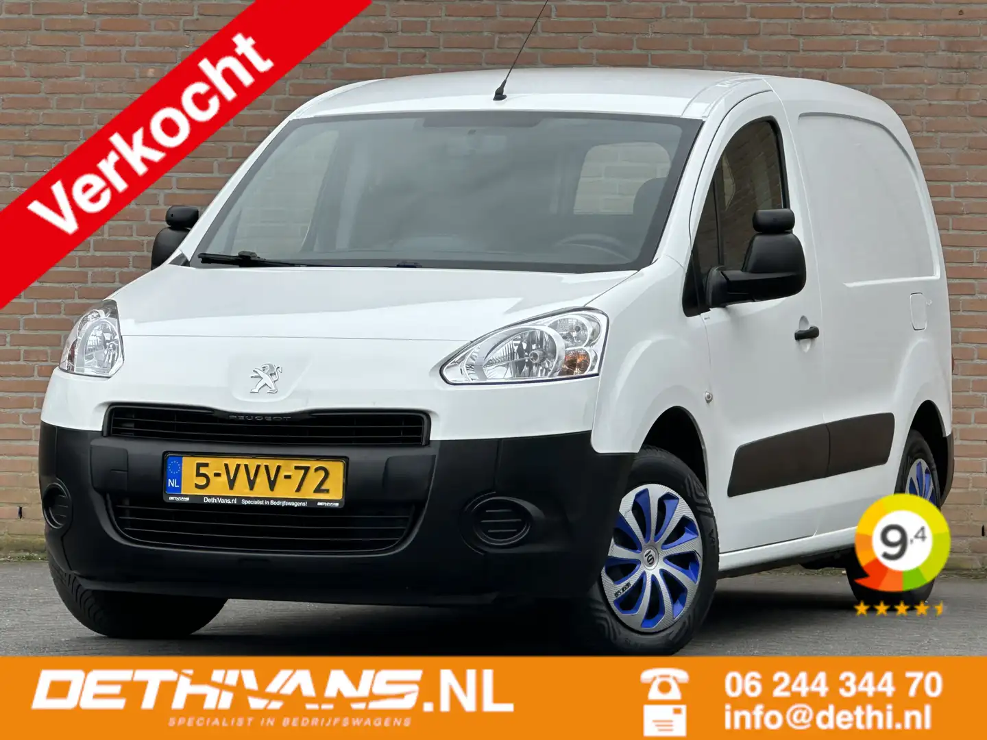 Peugeot Partner 1.6HDI Trekhaak / Airconditioning Beyaz - 1