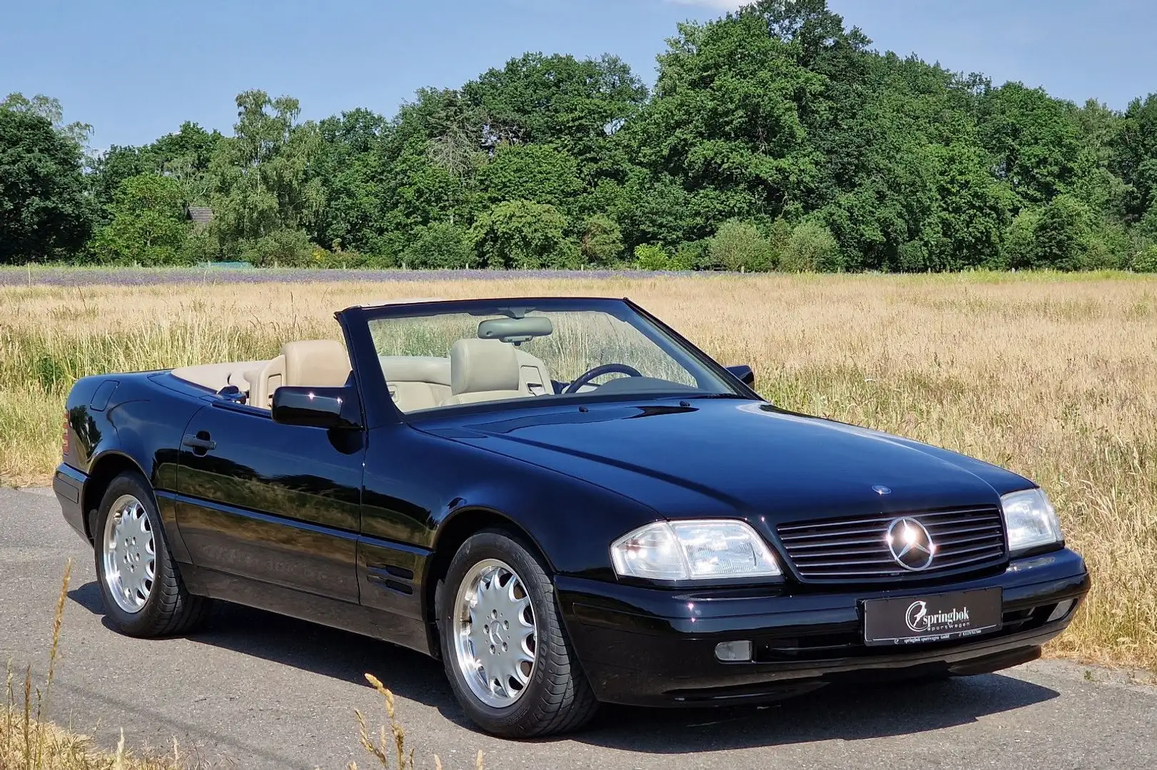 Mercedes-Benz SL 280 R129 *1.Hand*orig. 5.250 km*deutsch* Negru - 1