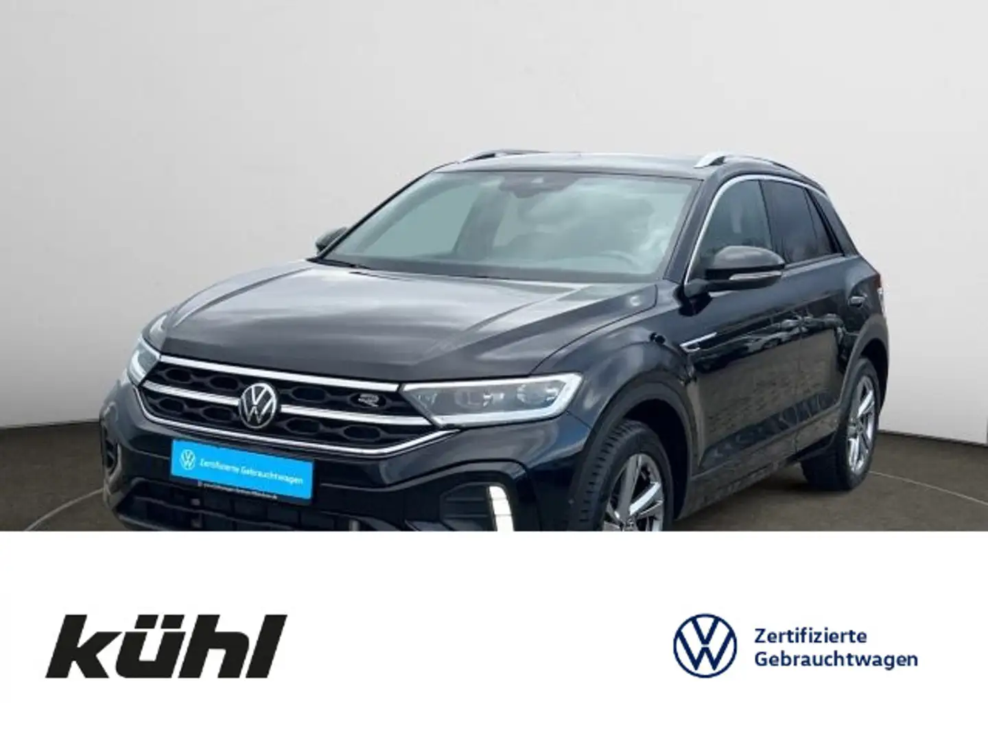 Volkswagen T-Roc 2.0 TDI DSG R-Line Navi, AHK, LED Schwarz - 1