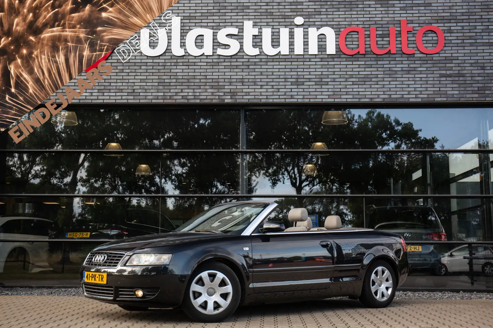 Audi A4 Cabriolet 2.4 V6 , Airco, NAP, kap werkt niet!! Zwart - 1