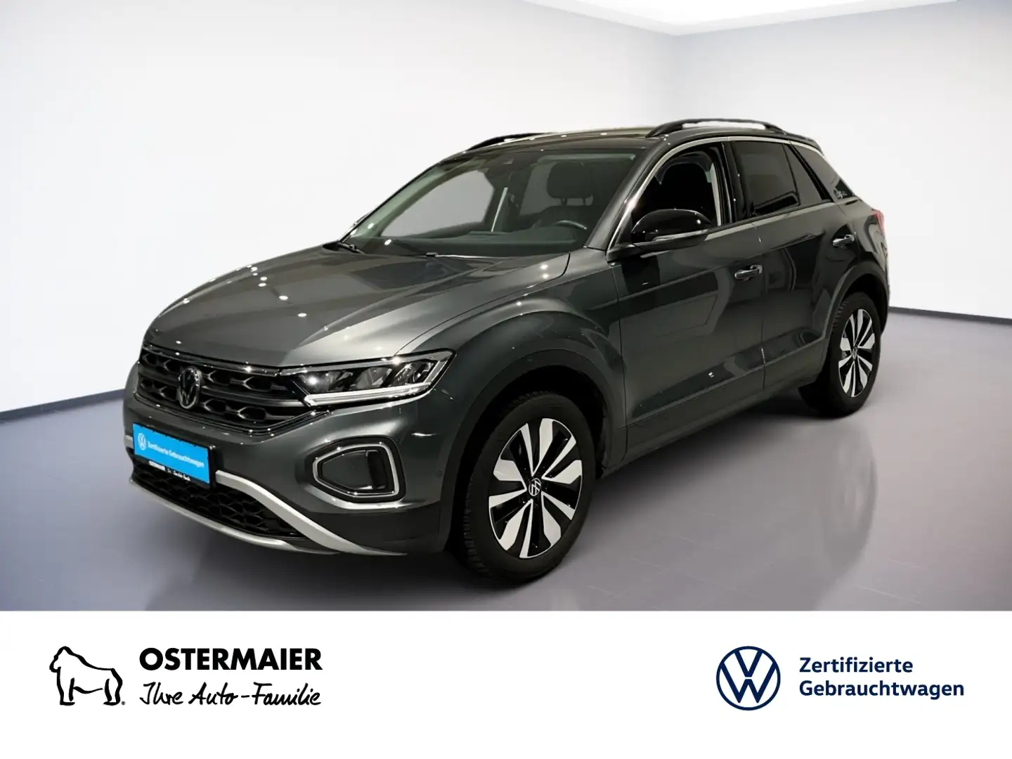 Volkswagen T-Roc GOAL 1.0TSI 116PS ACC.NAVI+VC.2xPDC.LED.APP-C.SHZ Grau - 1