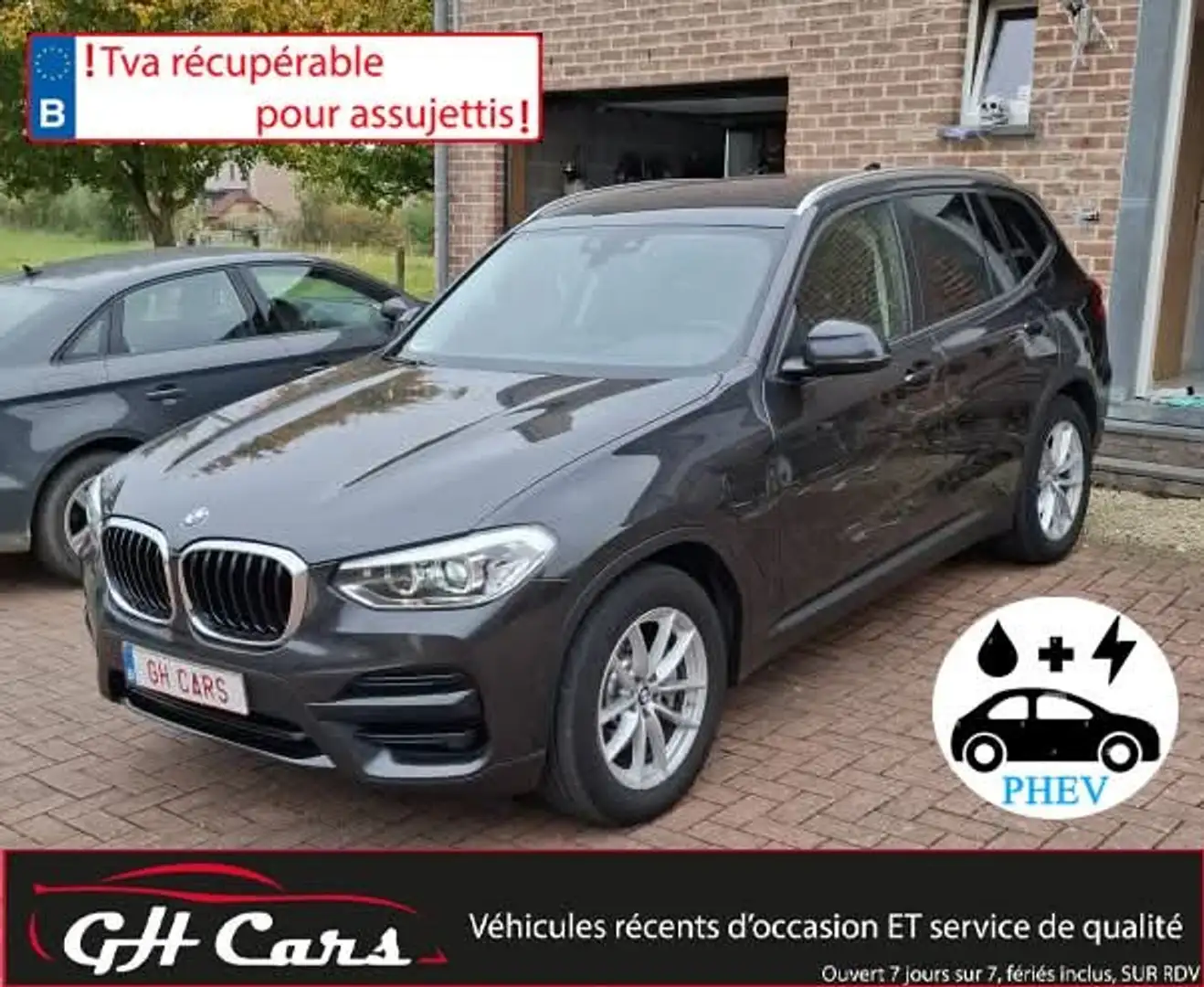 BMW X3 PHEV Cuir Sièges chauffants Caméra Noir - 1