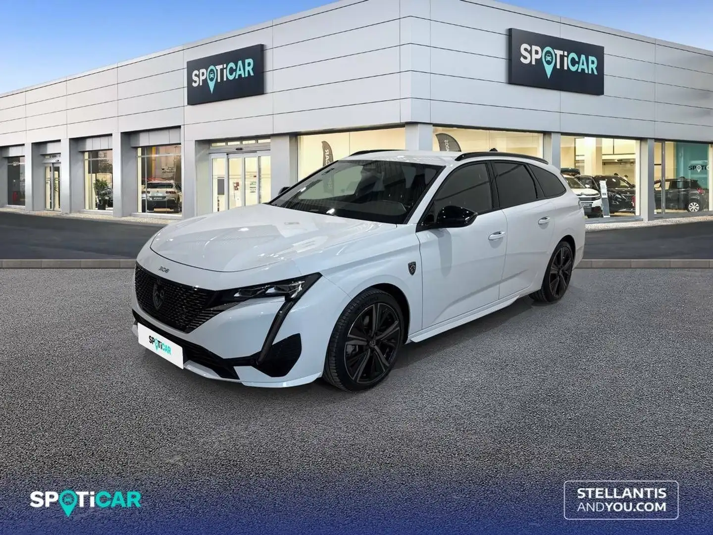 Peugeot 308 SW  Hybrid 136 e-DCS6 GT Weiß - 1