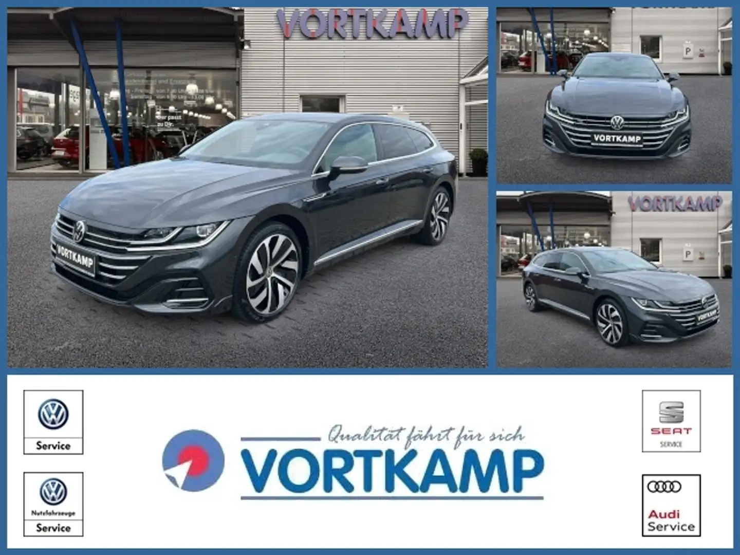 Volkswagen Arteon SB R-Line eHybrid Nappa/IQLight/Memory Grau - 1