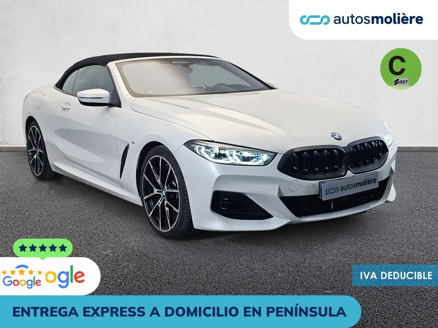 BMW 840 840iA Cabrio Blanc - 2