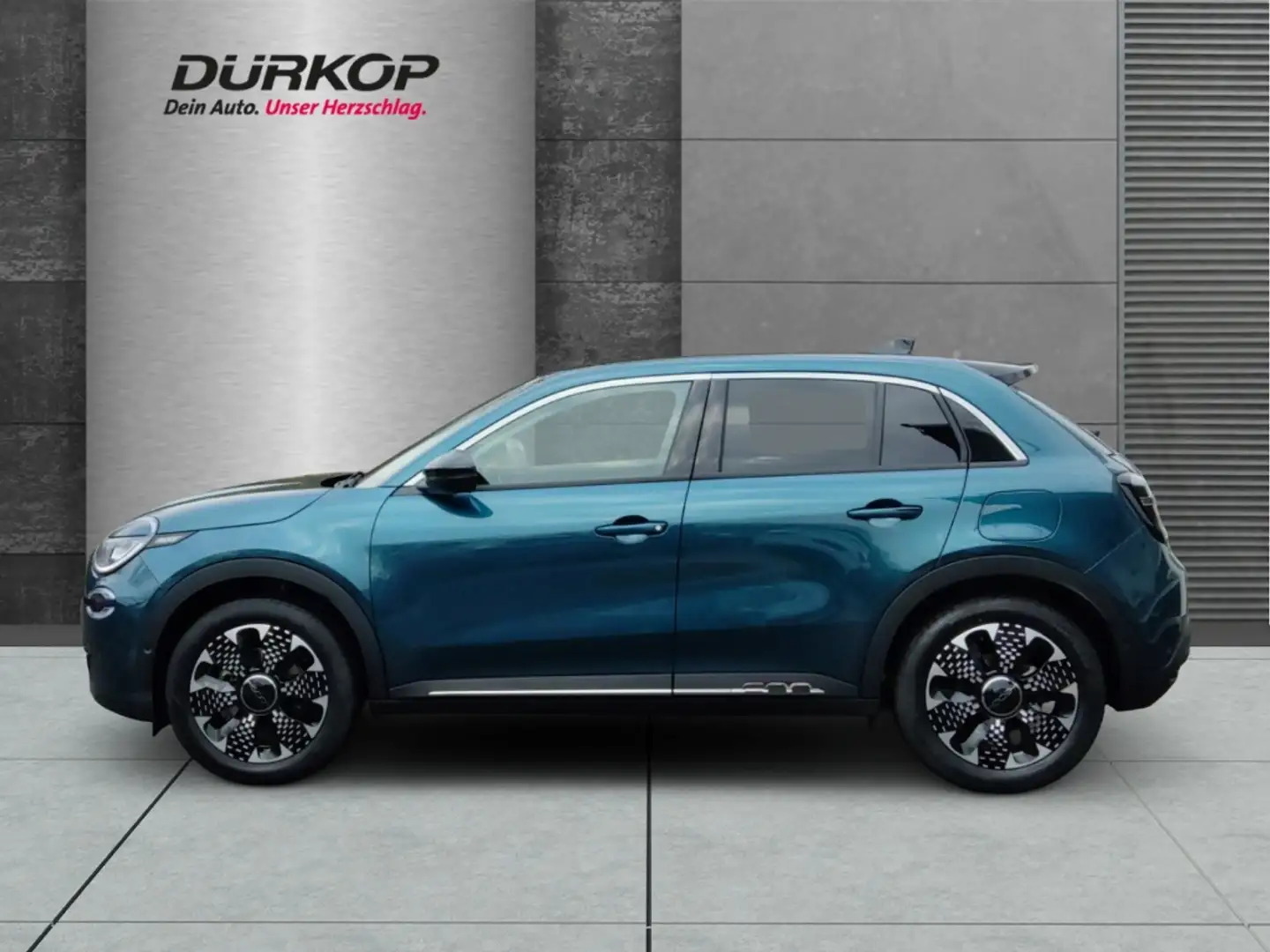 Fiat 600 La Prima 54kWh Kamera Parksensoren Sitzheizung Nav Grün - 2