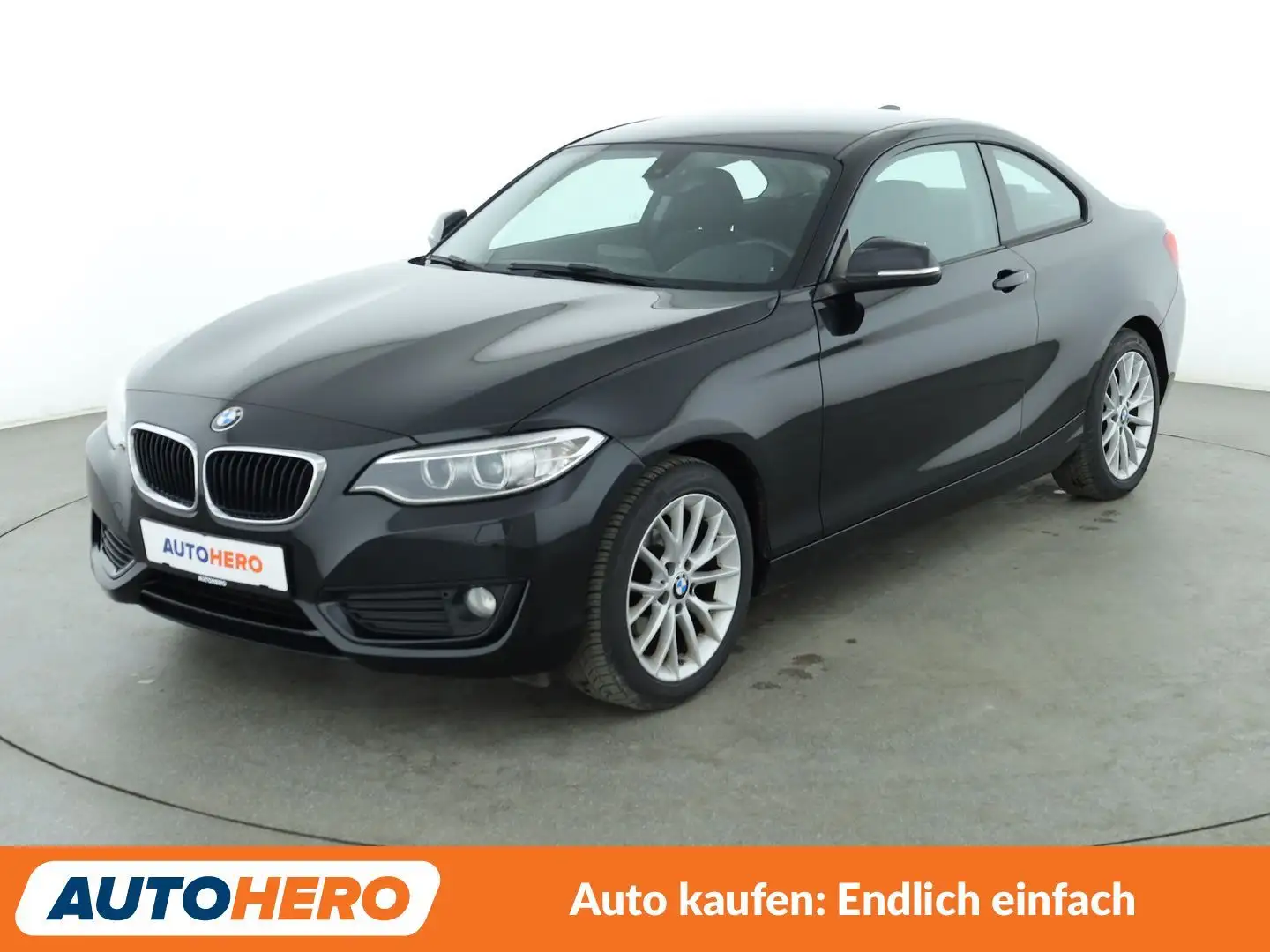 BMW 218 i Advantage*NAVI*TEMPO*PDC* Schwarz - 1