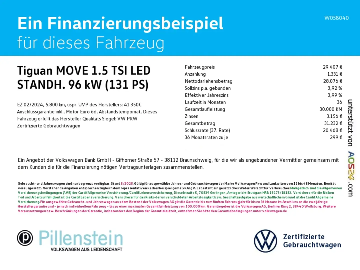 Volkswagen Tiguan MOVE 1.5 TSI LED STANDH. NAVI ACC Blauw - 2
