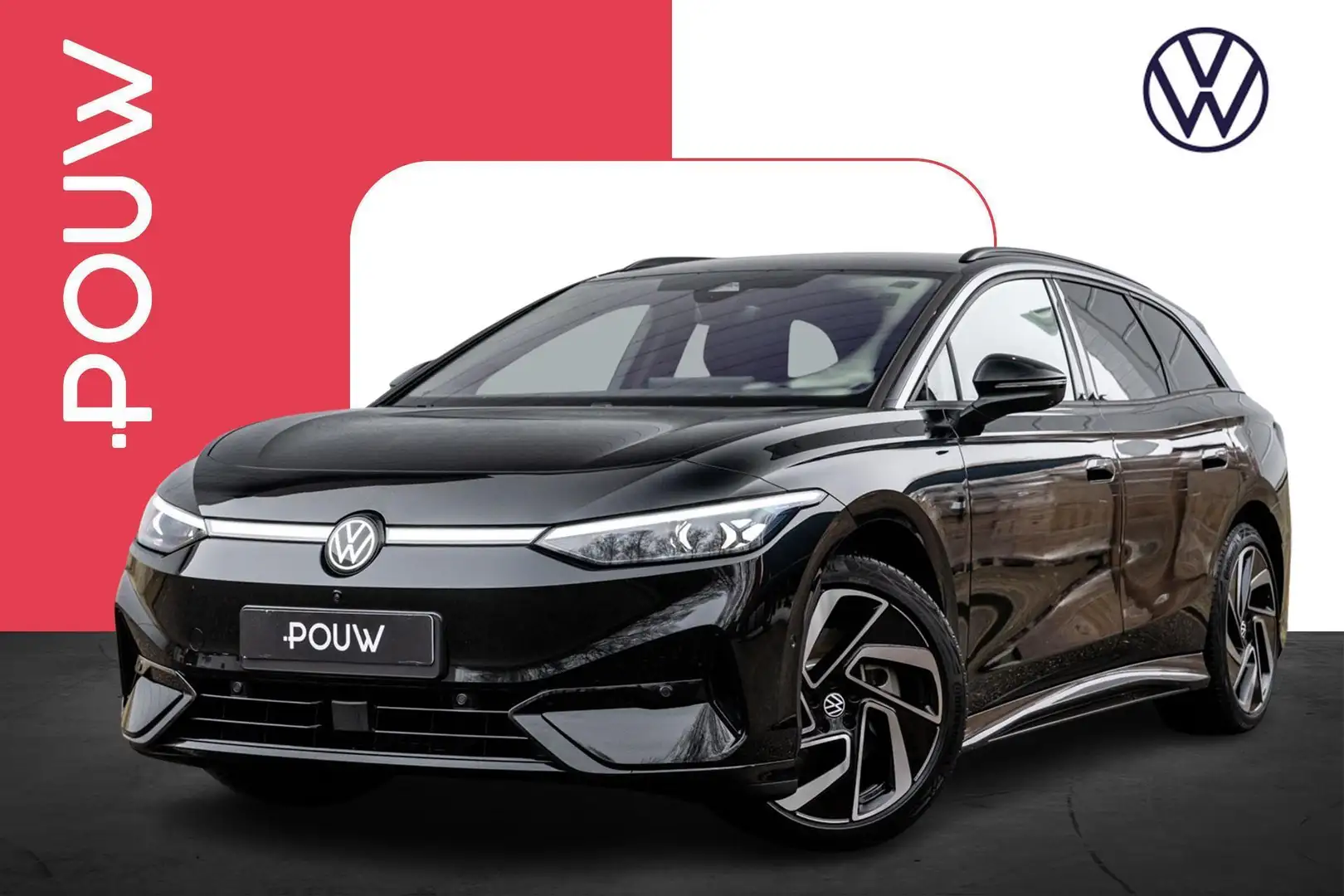 Volkswagen ID.7 Tourer 286pk Pro Business 77 kWh | Warmtepomp | 20 Zwart - 1