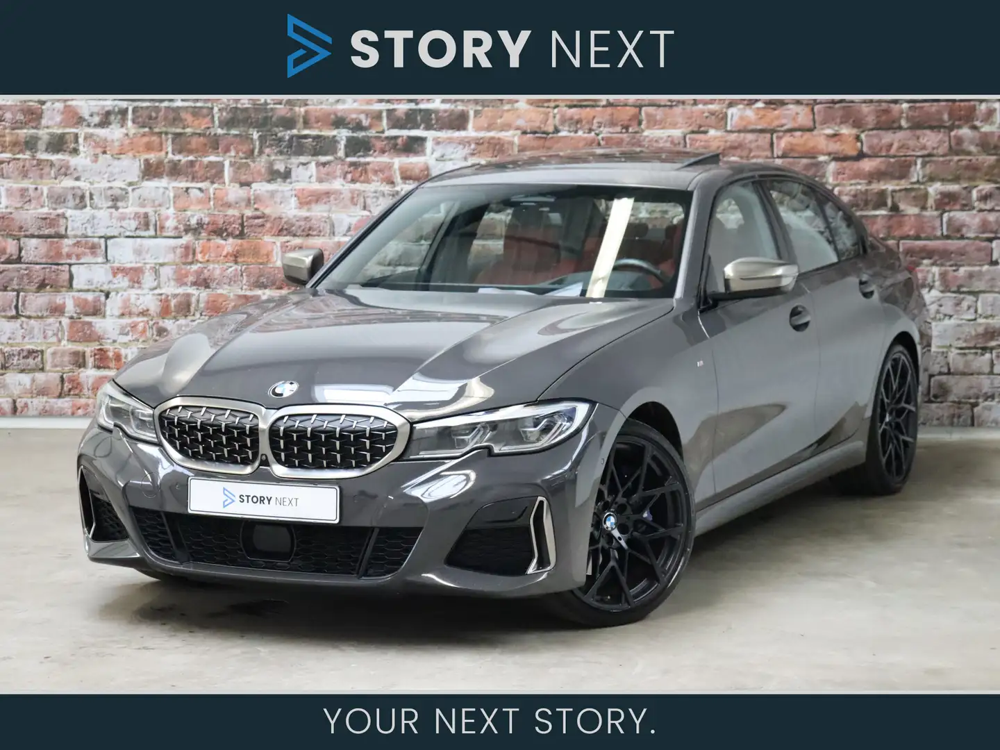 BMW 340 3 Serie Sedan M340i xDrive High Executive M Sport Grijs - 1