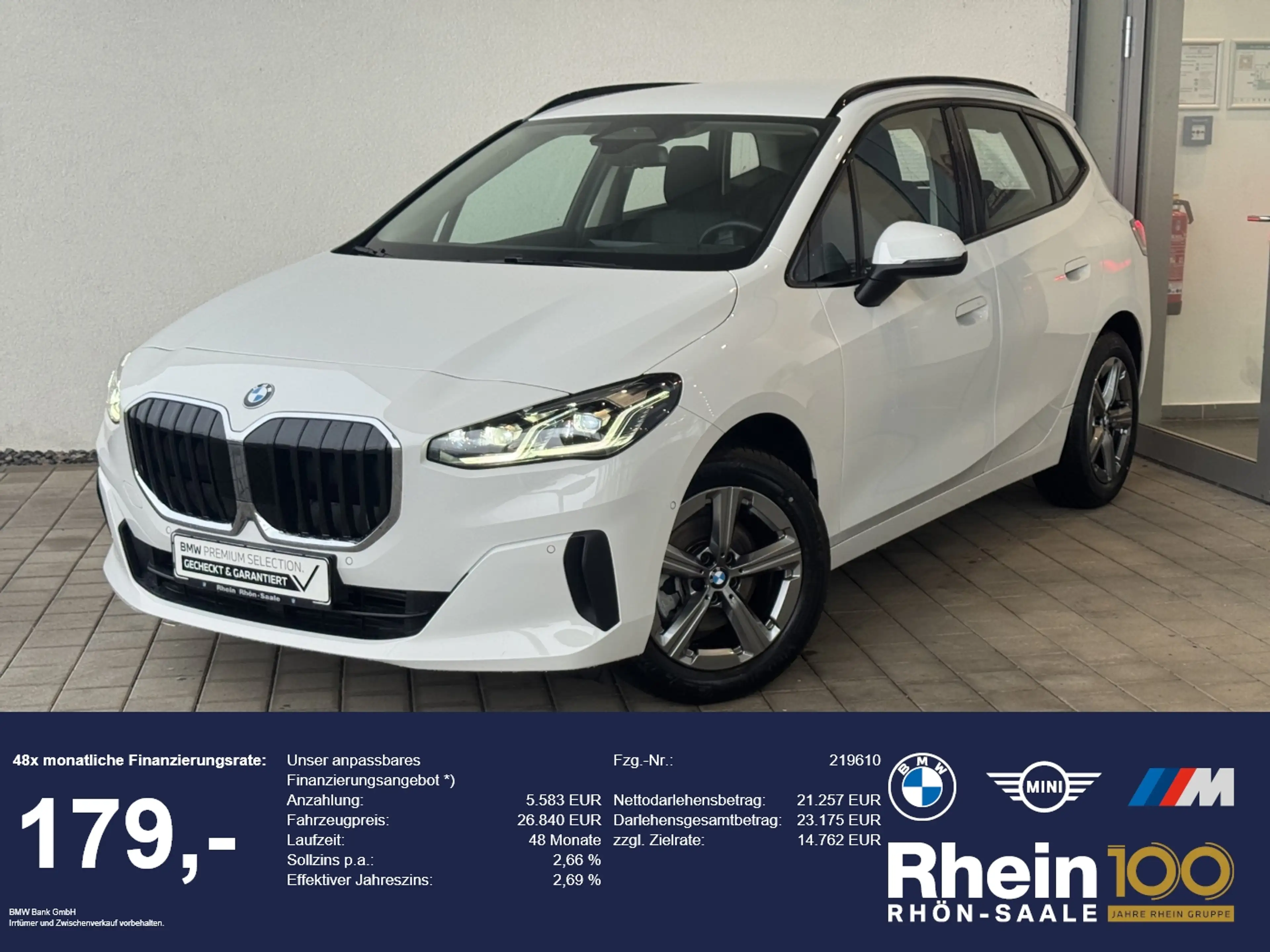 BMW 220 220i Active Tourer AHK.LED.Navi.Komfort.ParkA.SH