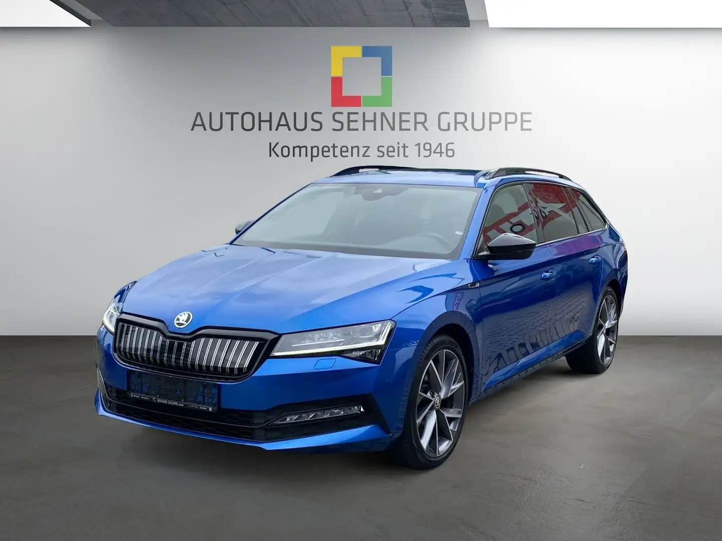 Skoda Superb Combi Sportline iV +ACC+RFK+Navi+Canton Blu/Azzurro - 1