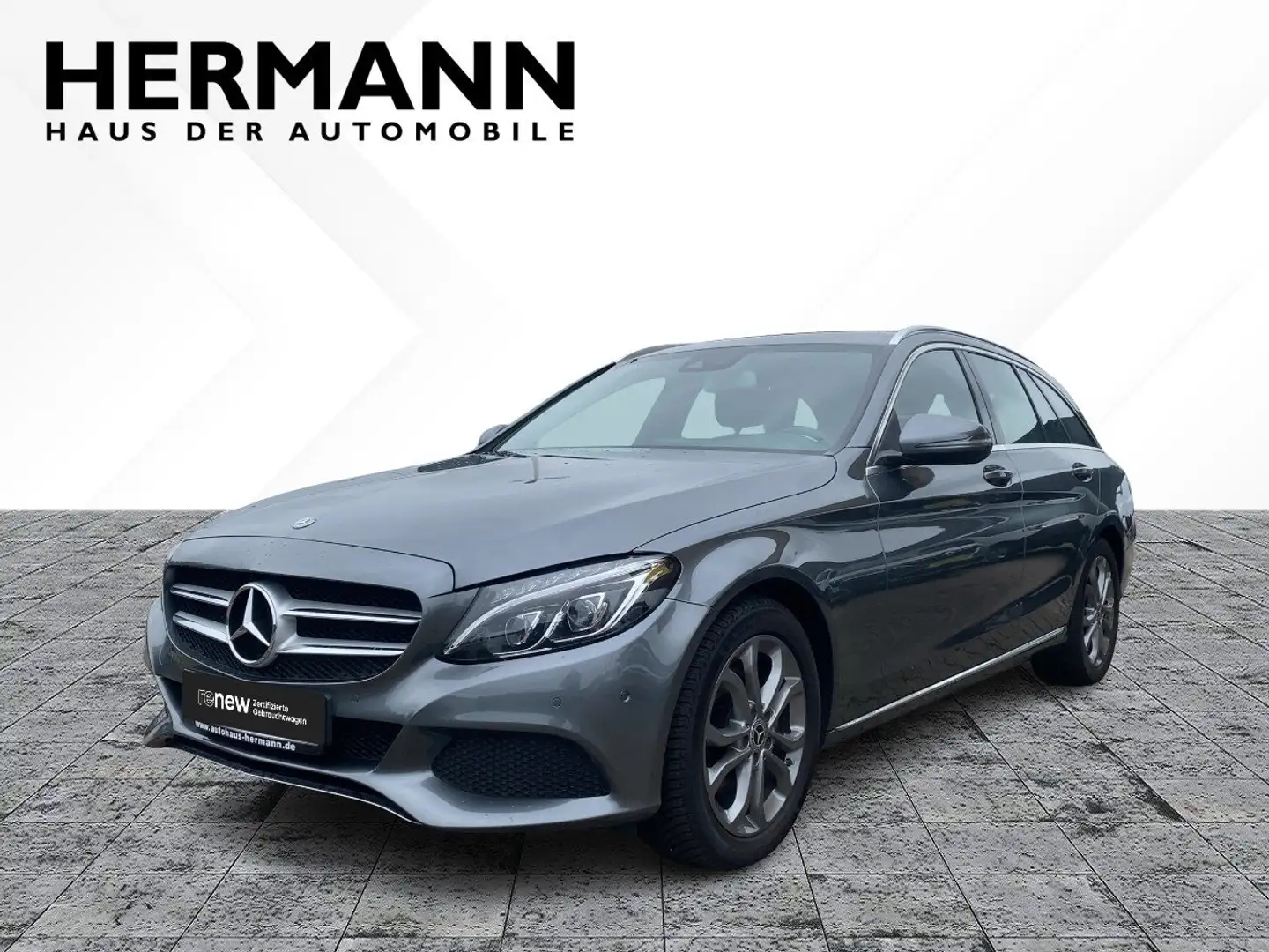 Mercedes-Benz C 200 T CGI Avantgarde LED*NAVI*SHZ*TWA*2xKlima Grau - 1