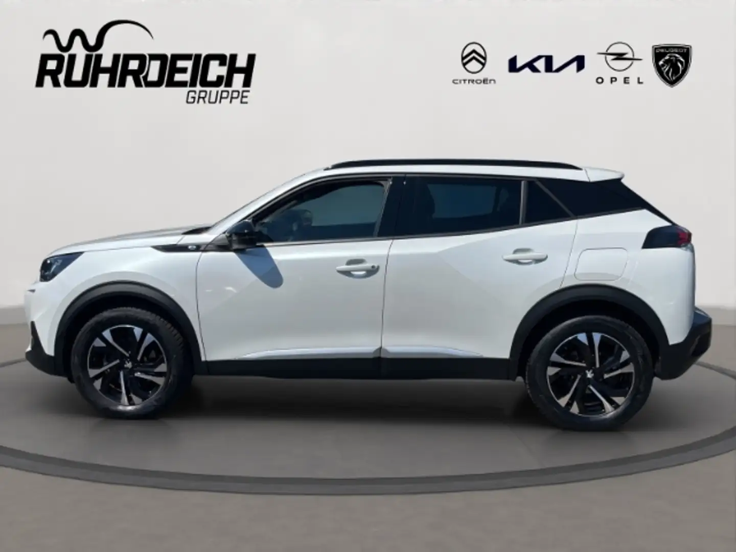 Peugeot 2008 e- Allure Pack Elektromotor KAMERA PDC DAB MIRRORL Weiß - 2