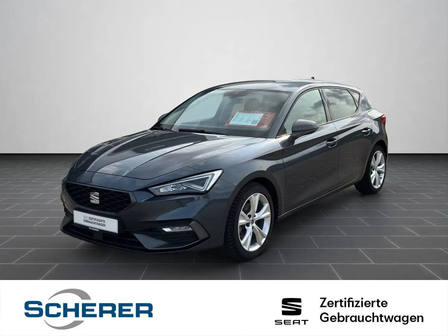 SEAT Leon FR 1.5 eTSI DSG LED NAVI AHK RFK ACC Grau - 1
