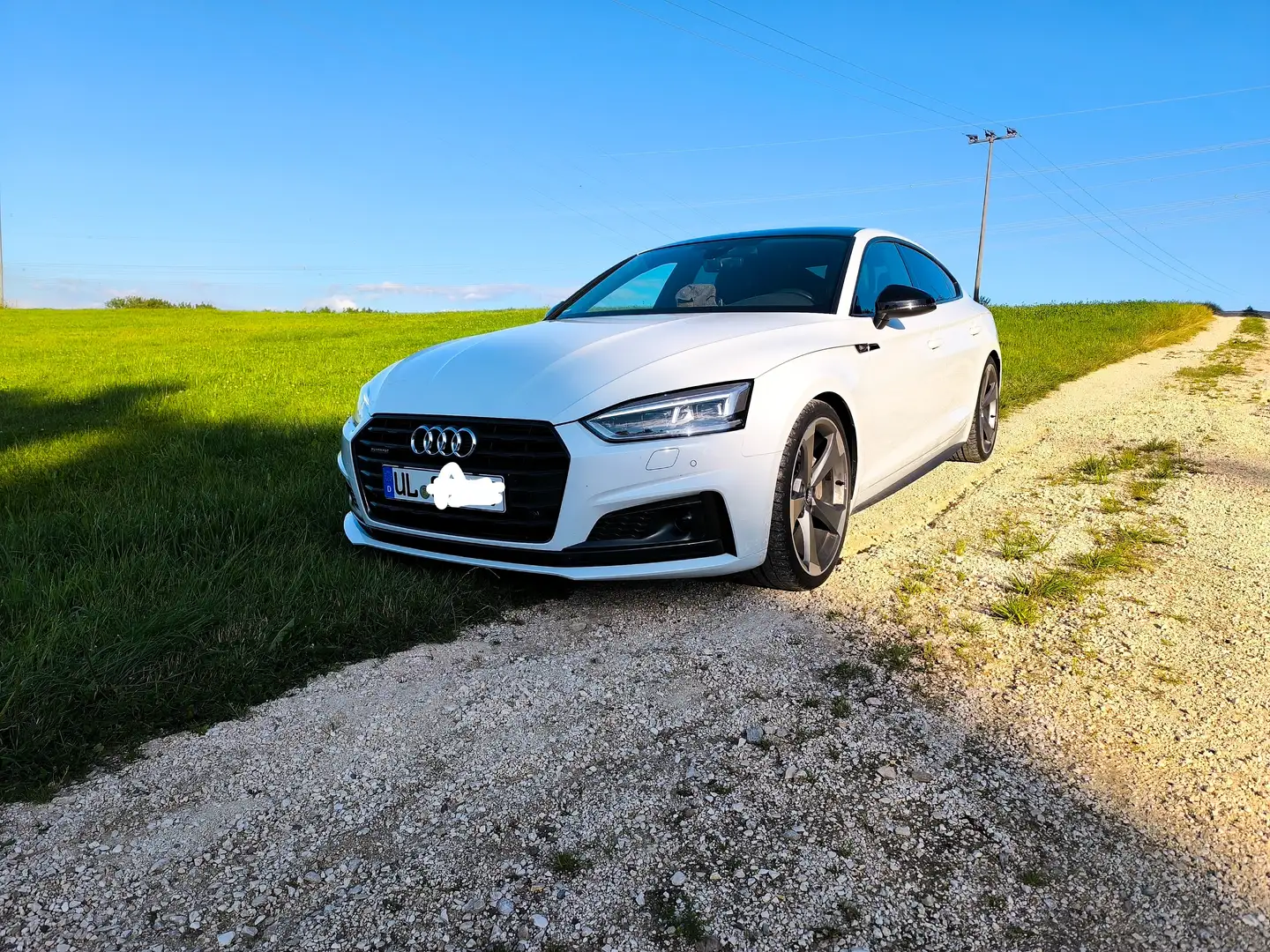 Audi A5 A5 S-Line 4WD *Voll* Matrix B&O Massage Stndhz 20" Weiß - 1