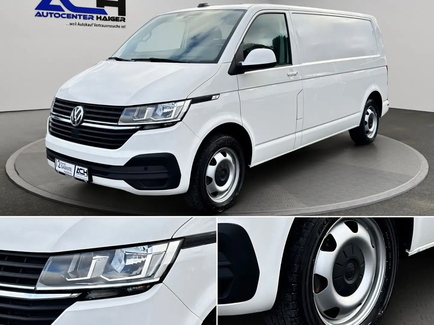 Volkswagen T6.1 Transporter Kasten LANG*NAVI*SHZ*MWST Blanc - 2