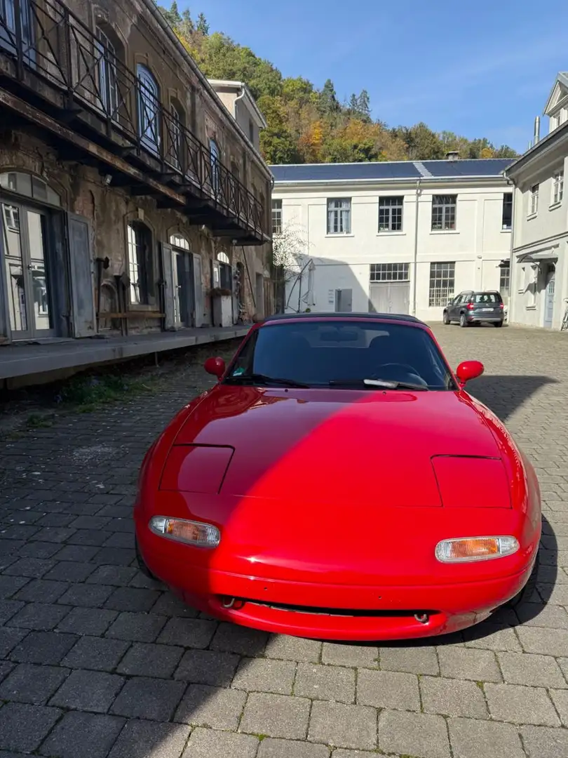 Mazda MX-5 Cabriolet sehr gepflegter Zustand 1. Serie Rot - 2