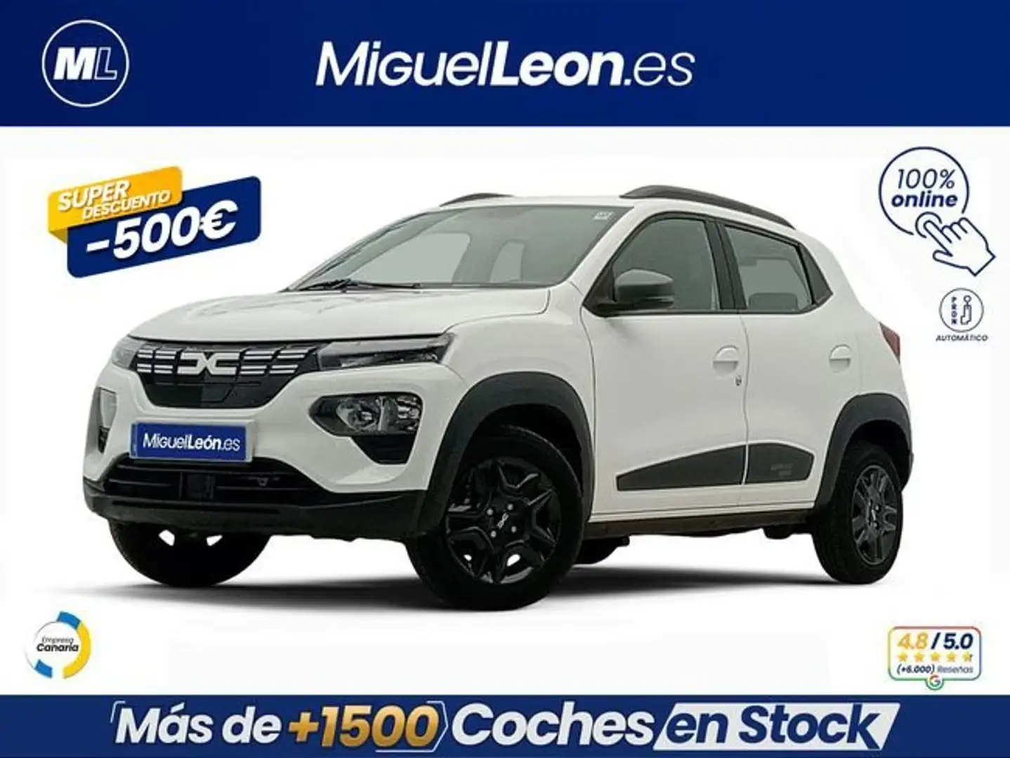 Dacia Spring Electric Expression 45 33kW Blanco - 1
