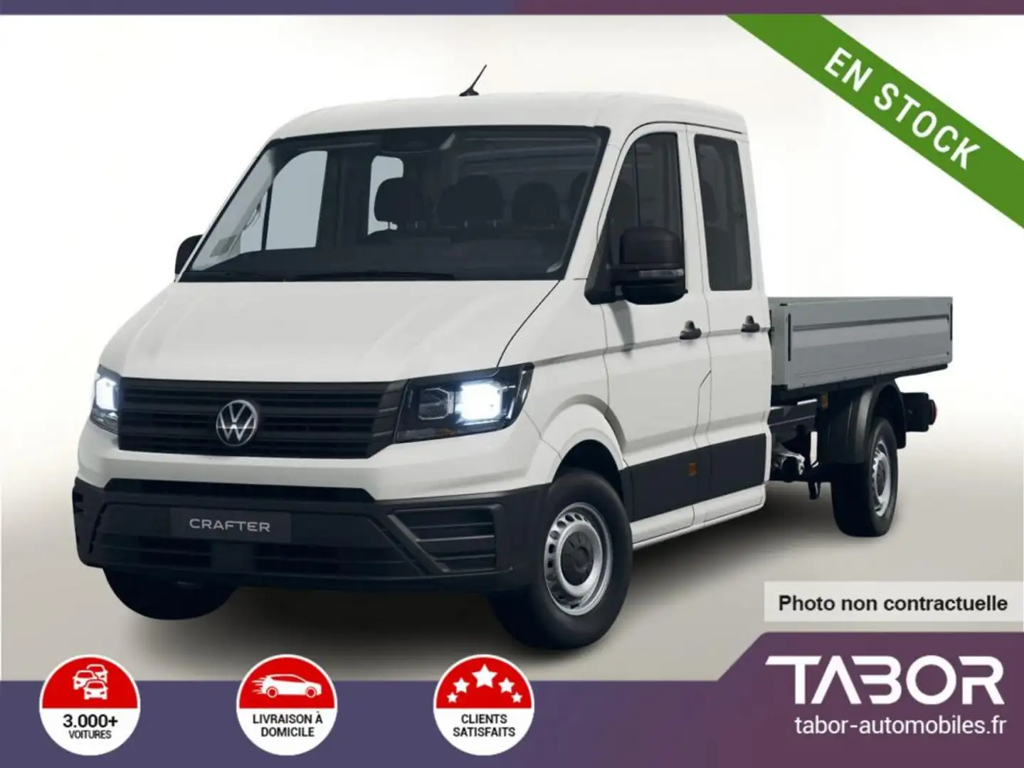 Volkswagen Crafter Pritsche DoKa 35 2.0 TDI 177 Blanc - 1
