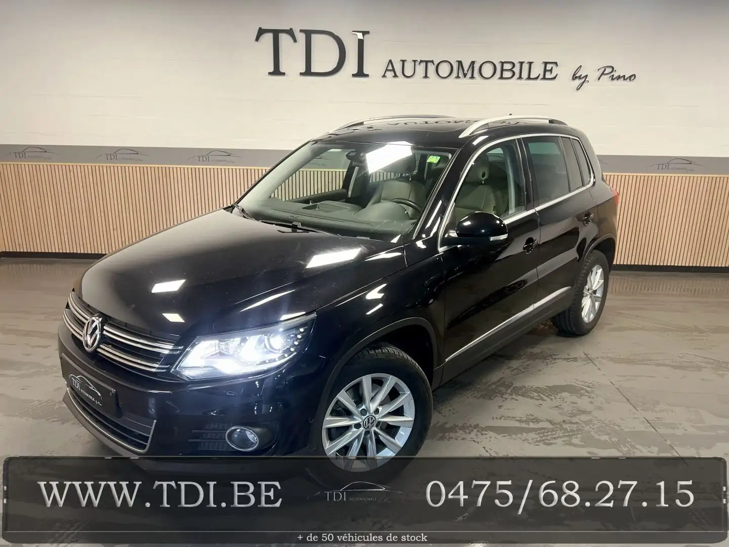 Volkswagen Tiguan Tiguan 2.0 CR TDi 4Motion Sport*Belge*136cv*✔ Zwart - 1