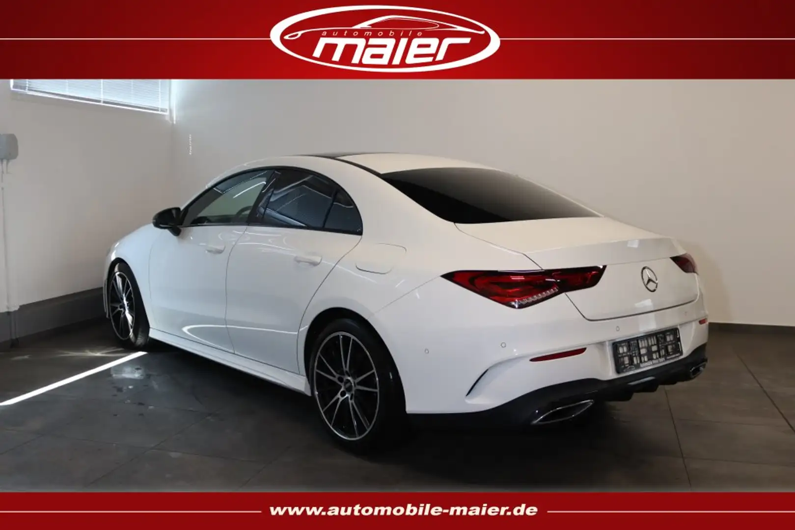 Mercedes-Benz CLA 200 Coupe AMG Line Night-MBUX-PANO-VIRTUAL- Weiß - 2
