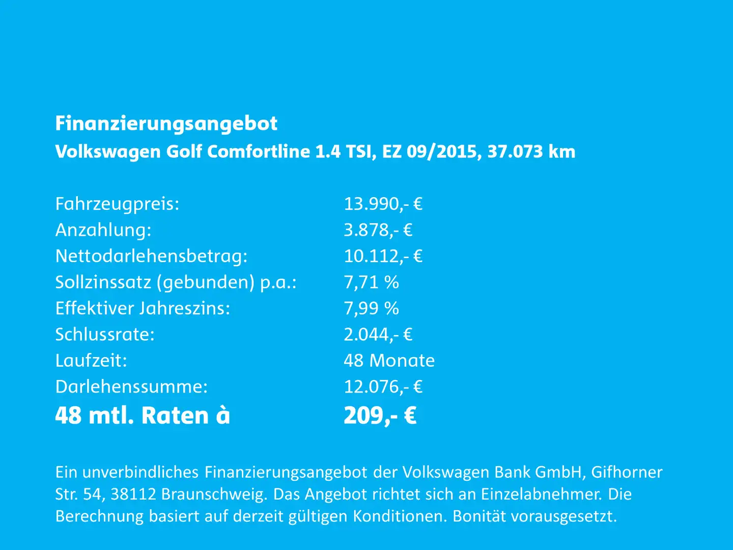 Volkswagen Golf VII 1.4 TSI Comfortline Comfortline BMT Black - 2