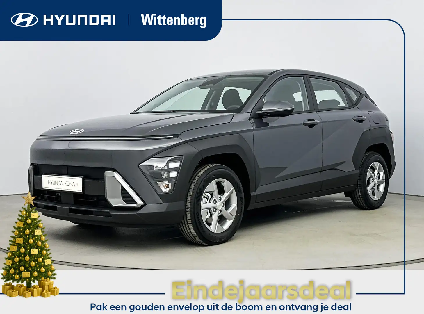 Hyundai KONA 1.6 GDI HEV Comfort | Op bestelling | Navigatie | Grijs - 1