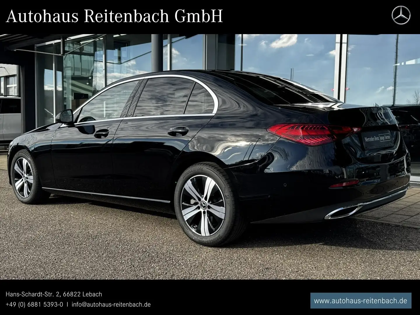 Mercedes-Benz C 180 C180 LIMO AVANTGARDE+DISTR TOTW+360+AHK+AMBIENTE Schwarz - 2