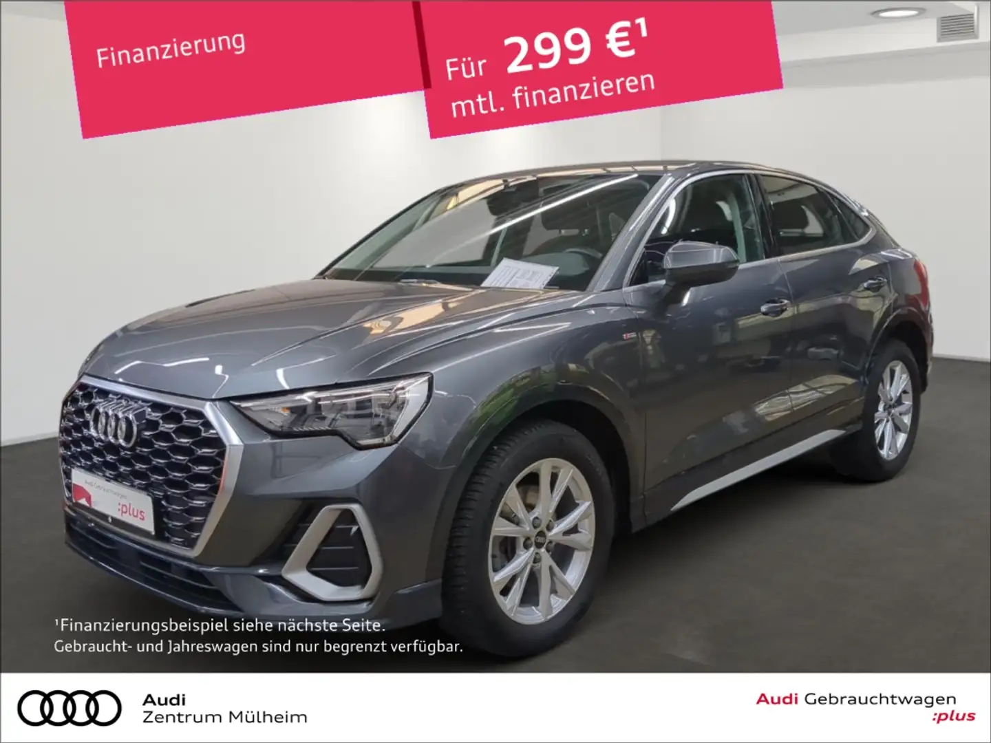Audi Q3 Sportback 35 TDI quattro S line Navi virtual Rückf Grigio - 1