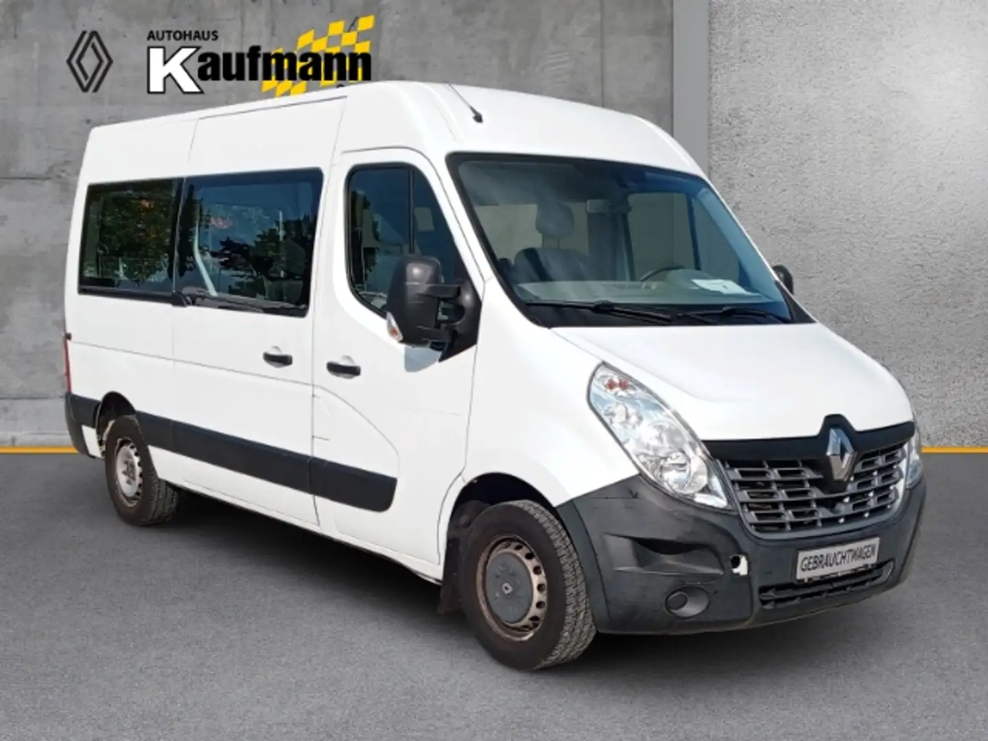 Renault Master Kombi L2H2 3,3t 3 RDC Klima Temp ESP DPF Spieg. be Weiß - 2