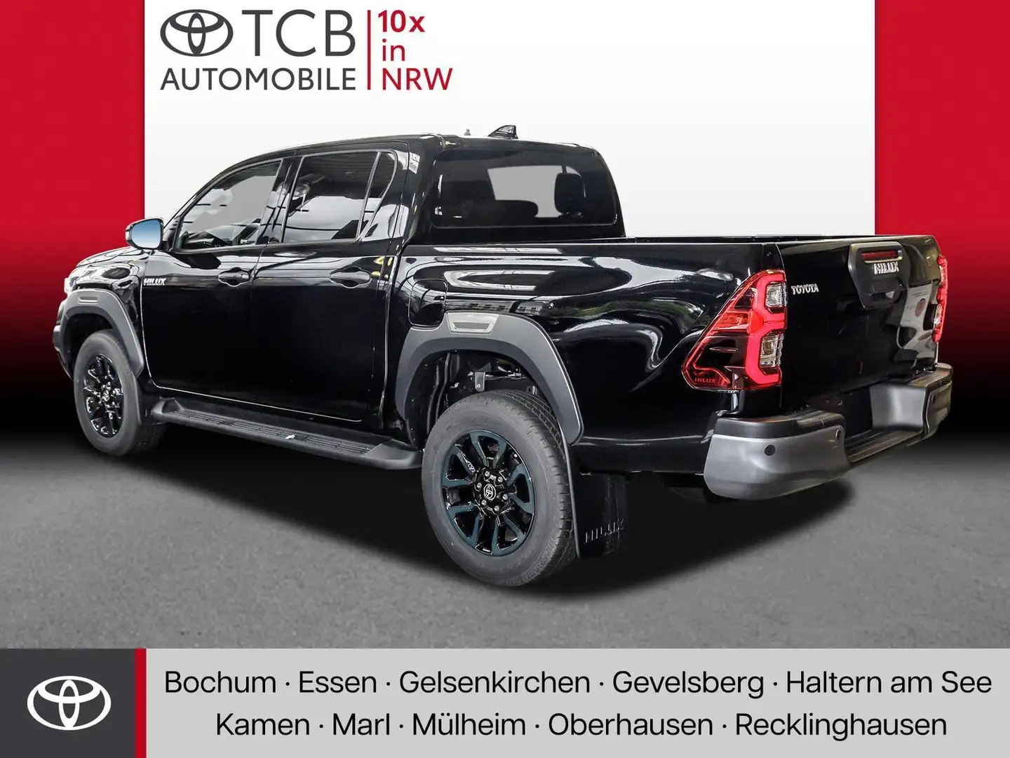 Toyota Hilux 2.8 D Double Cab Invincible 4x4 NAVI SHZ Noir - 2