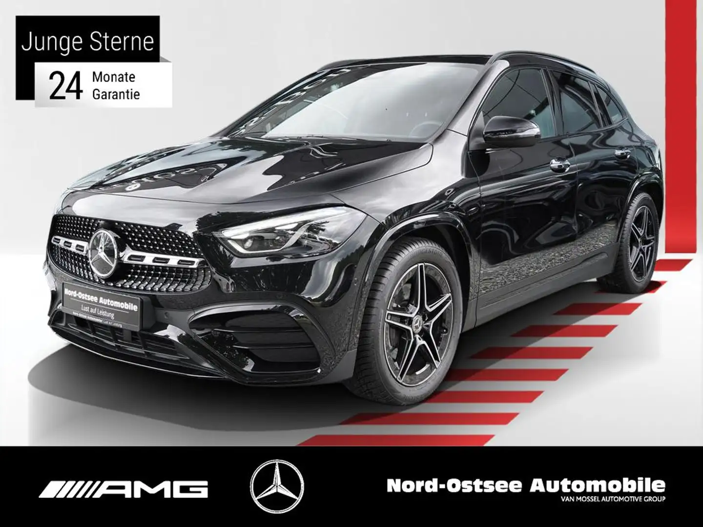 Mercedes-Benz GLA 200 AMG NAVI KAM PANO SHZ LED KEYLESS KLIMA Schwarz - 1