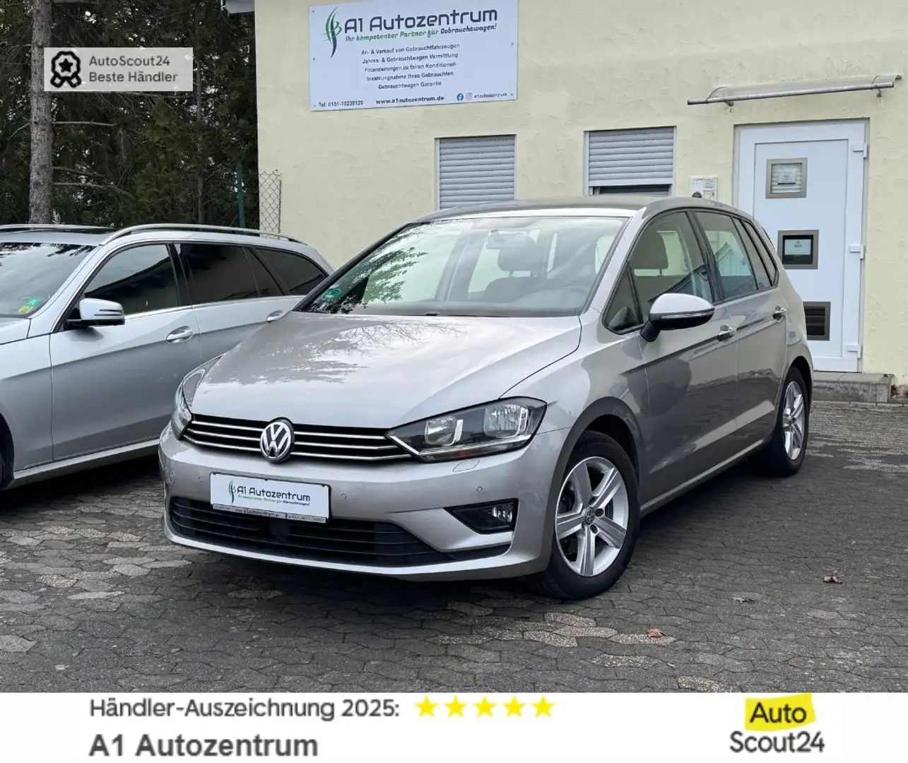 Volkswagen Golf Sportsvan 1.4 TSI BlueMotion Technology AHK SHZ PDC Grau - 1