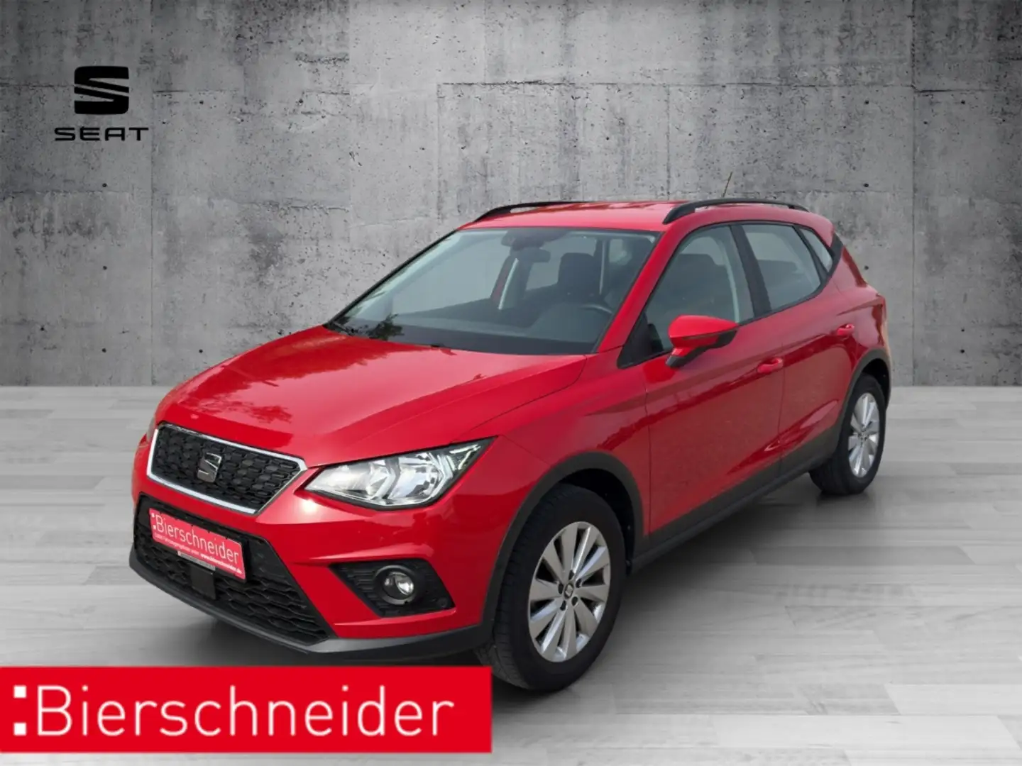 SEAT Arona 1.0 TGI Style Navi Kamera Totwinkel Full WP Rood - 1