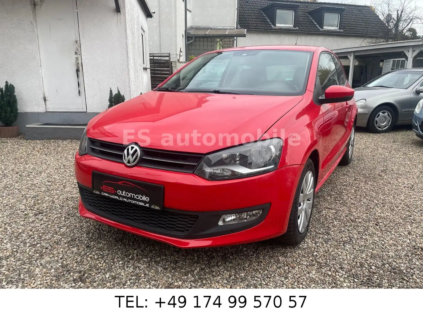 Volkswagen Polo V Team **TÜV NEU / Klima / AHK** Rot - 2