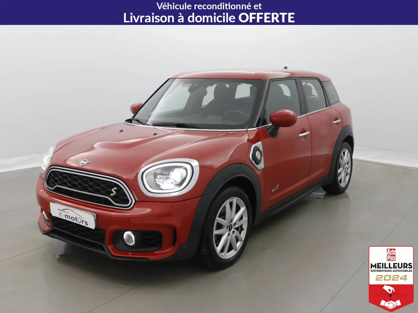 MINI Cooper SE Countryman 136-88 ALL4 Cooper SE JCW +Caméra Blanc - 1