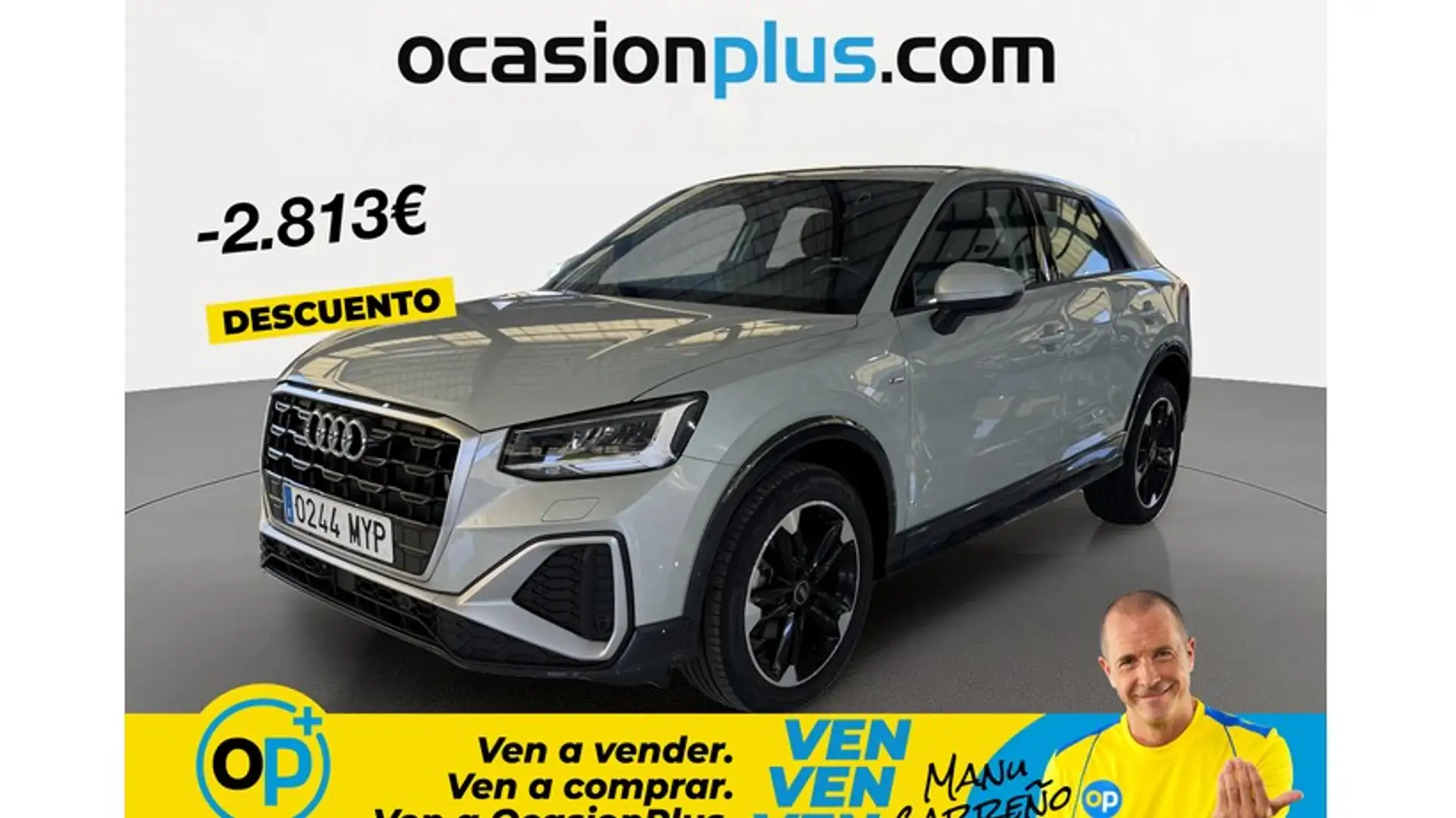 Audi Q2 35 TFSI S line S tronic 110kW Plateado - 1