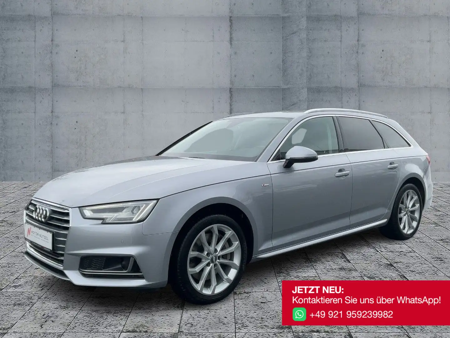 Audi A4 2.0 TFSI QU S-TR S-LINE LED+NAV+ACC+AHK Silber - 2