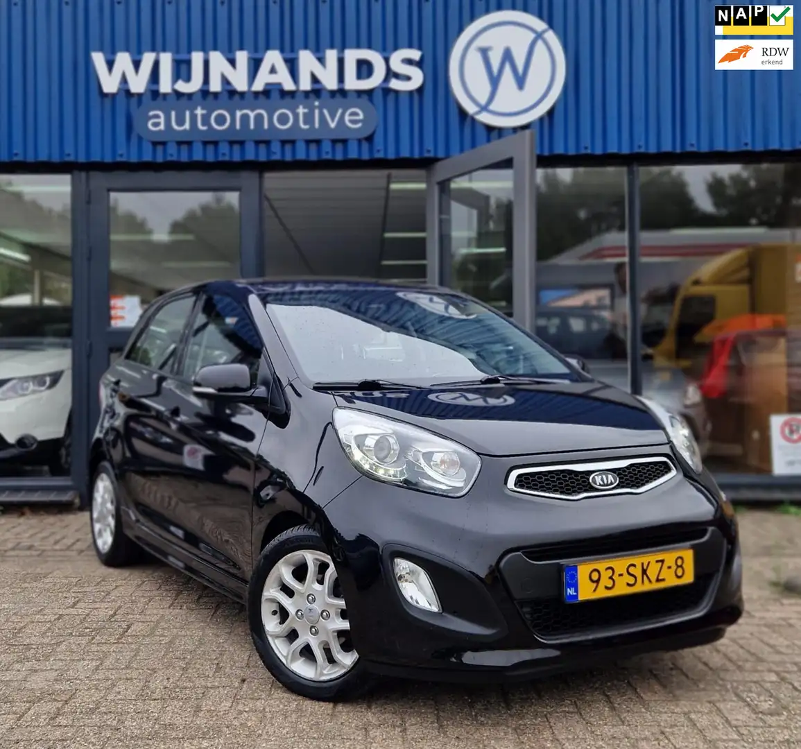 Kia Picanto 1.2 CVVT Plus Pack Airco Elektrische ramen v+a Noir - 1
